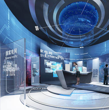 國網(wǎng)-新沂市供電展廳設(shè)計