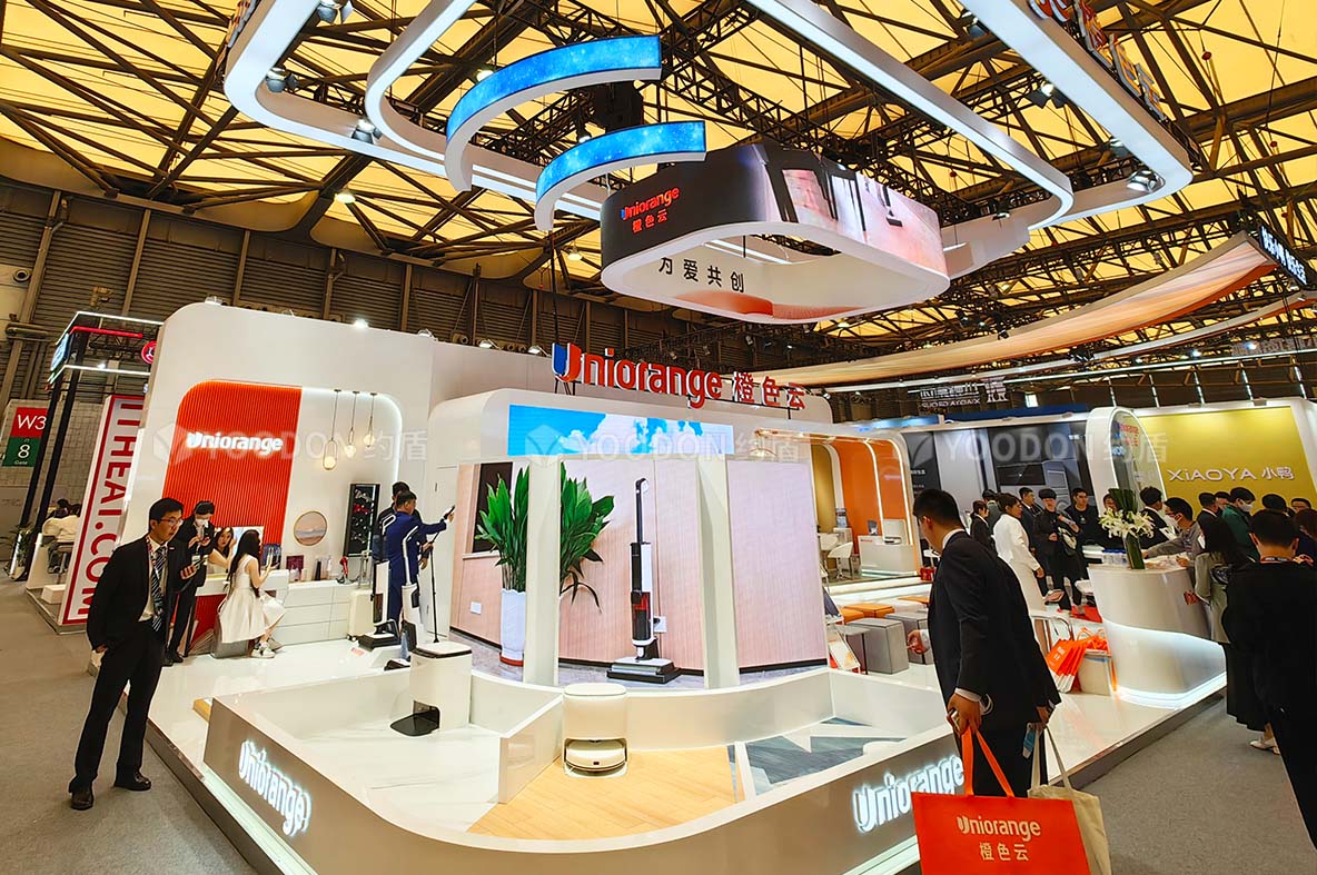 電子消費(fèi)展臺搭建